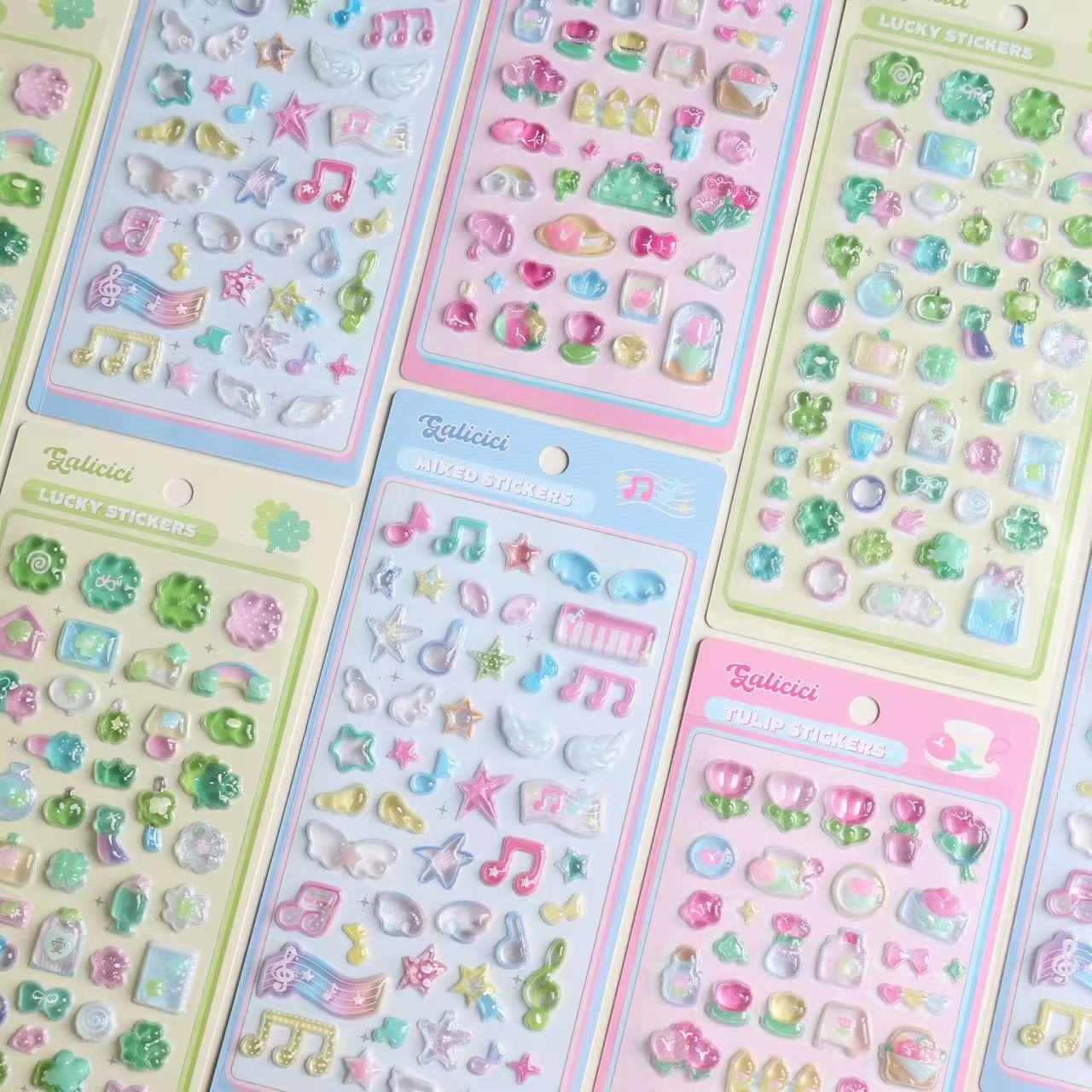 Embellishments For Scrapbooking - 1 Stück/3 Stück Koreanischer Dreidimensionaler Vierblättriger