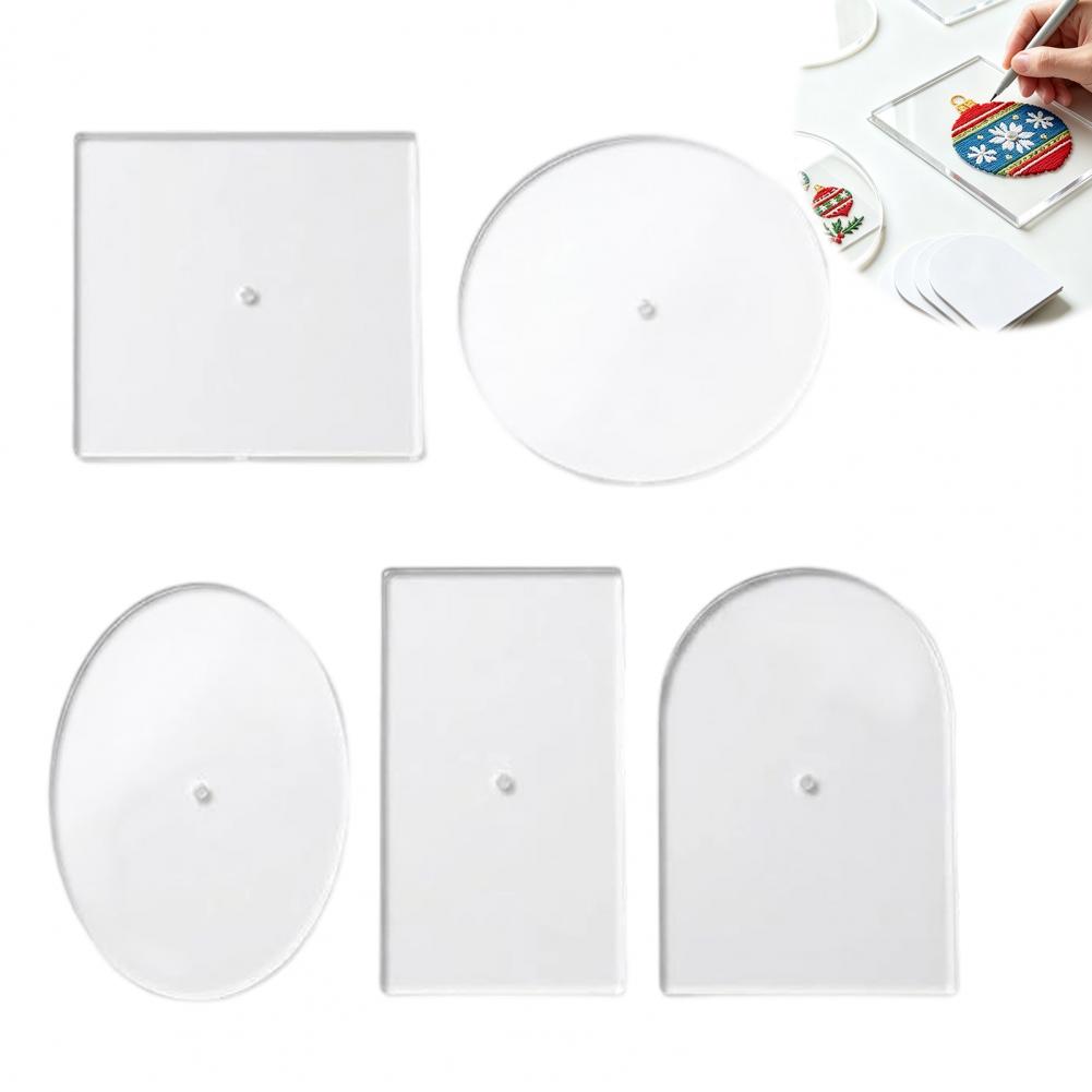 5-teiliges Stickerei-Acryl-Sch – Embroidery Craft Bewertung und Preis