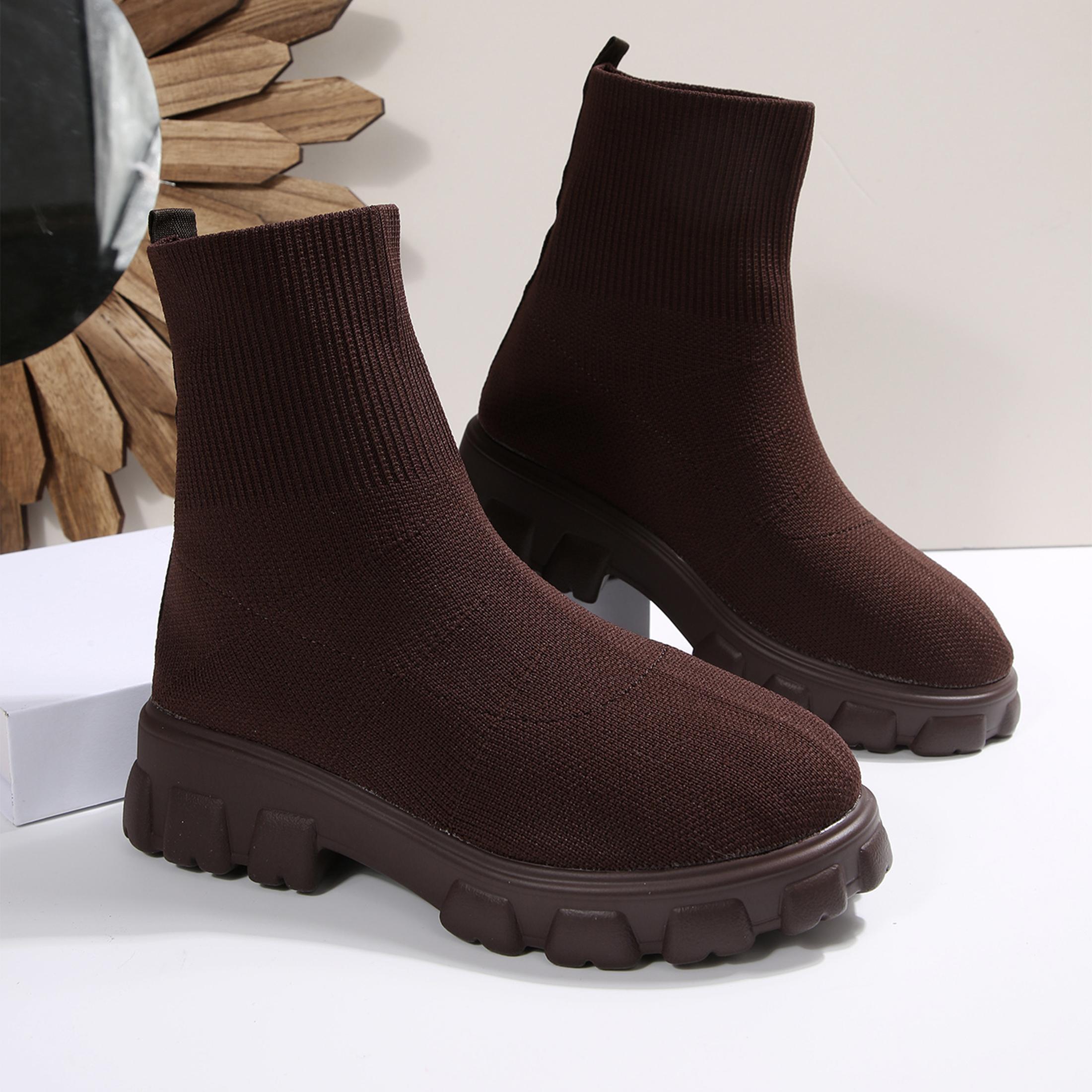 Knöchelstiefel für Damen, bequ – Embellish Knit Bewertung und Preis
